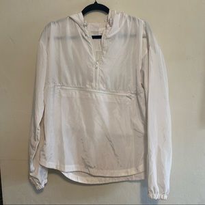 Windbreaker hoodie quarter zip